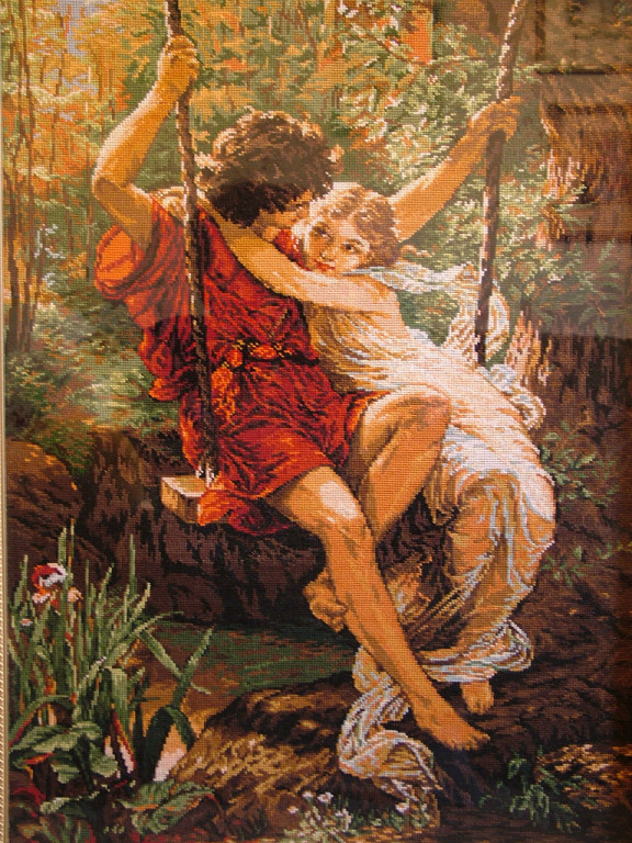 Первая любовь. Вышивка крестом