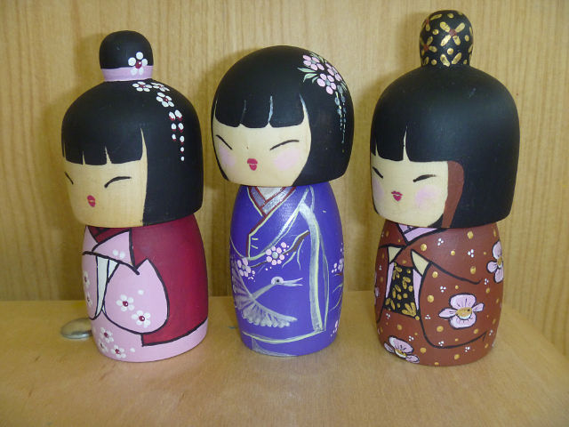 Японочки. Роспись по дереву